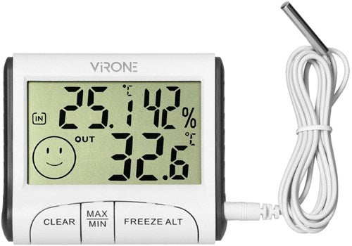 Load image into Gallery viewer, Enzo chacon weerstation met draadloze buitensensor+barometer kleur 8150190
