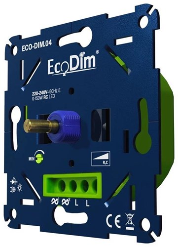 Chargez l'image dans la visionneuse de la galerie, Enzo ecodim led dimmer 0-150w fase afsnijding - inbouw - eco-dim.04 - 4355410