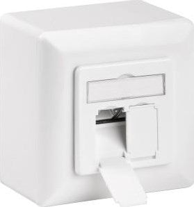 Load image into Gallery viewer, Enzo goobay cat6 in opbouw doos 2x utp wit - 2575300