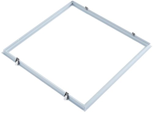 Chargez l'image dans la visionneuse de la galerie, Enzo inbouwframe | voor led paneel 60x60cm | wit | clicksysteem - 5417889