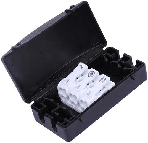 ギャラリービューアに画像をロードする, Enzo kabelkoppeling | ip20 zwart met 3 polige connector - 4016570