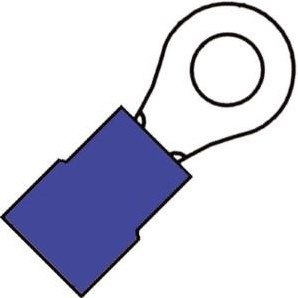 Cargue la imagen en el visor de la galería, Enzo kabelschoen ring blauw 5.3mm - 4433380