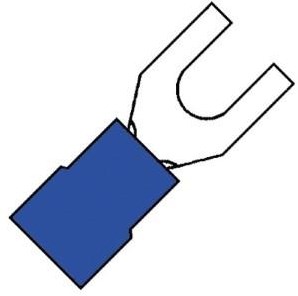 Cargue la imagen en el visor de la galería, Enzo kabelschoen vork blauw 6.4mm - 4433410