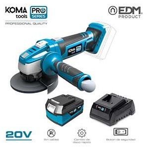 Afbeelding laden in galerijviewer, Koma tools accu haakse slijpmachine | 4.0ah | 20v | 115mm | incl. 1x accu en koffer - 6490160