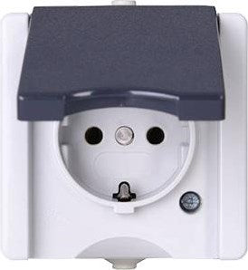 Load image into Gallery viewer, Enzo kopp swd opbouw stopcontact ra enkel 4628100