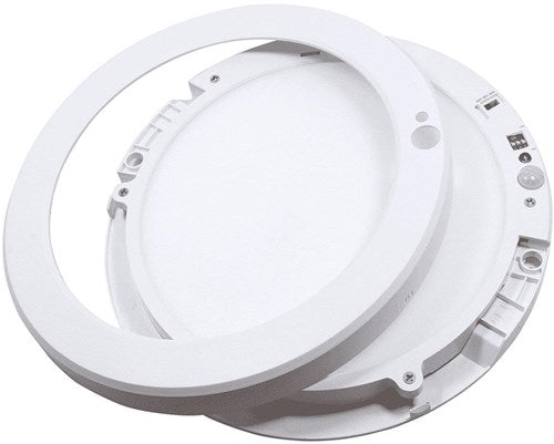Chargez l'image dans la visionneuse de la galerie, Enzo led panel downlighter | wit | 10-18w | 3000k | dimbaar + ir-sensor | instelbaar 10-15-18w | diameter 220mm - led2580