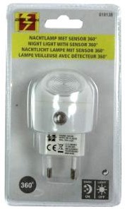 Cargue la imagen en el visor de la galería, Enzo nachtlampje met ld sensor 360gr. led draaibaar 5651152
