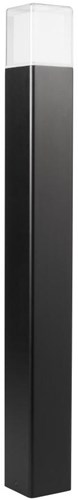Afbeelding laden in galerijviewer, Enzo paallamp | zwart | 80cm | vierkant | 12w led | ip44 3000k | smartwares ool-50018 - a5019000