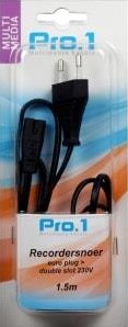 ギャラリービューアに画像をロードする, Enzo pro-1 recordersnoeren 230 volt 1.5 meter 9296201