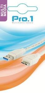 Cargue la imagen en el visor de la galería, Enzo pro-1 usb 3.0 a male naar micro b male (smartphone) 1.8 meter - 9280250