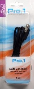Cargue la imagen en el visor de la galería, Enzo pro-1 usb kabel a-male -> a-female 1,8 meter 9280220