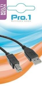 Laden Sie das Bild in Galerie -Viewer, Enzo pro-1 usb kabel a-male -> b-male 1,8 meter 9280200