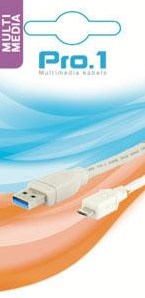 Cargue la imagen en el visor de la galería, Enzo pro-1 usb kabel a-male -> b-micro male 1,8 meter - 9280180