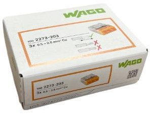 Load image into Gallery viewer, Enzo wago lasklem 3x0,5-2,5mm transoranje ds100 4047224