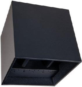 Cargue la imagen en el visor de la galería, Enzo wandlamp 6w | led | aluminium | vierkant | zwart | 2700k - 5082010