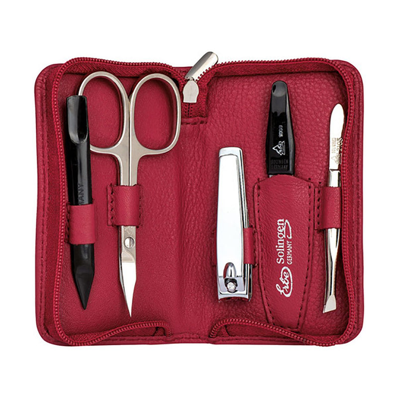 Load image into Gallery viewer, Erbe solingen 5-delige manicure etui rood (erbe9016)