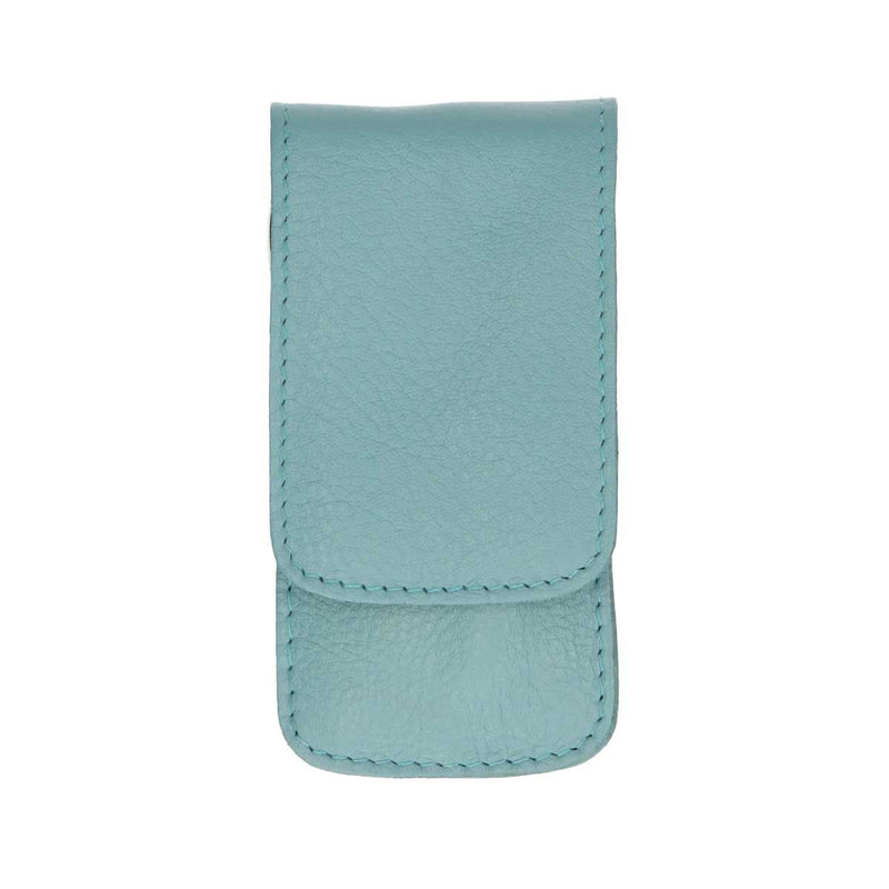 Load image into Gallery viewer, Erbe solingen 3-delige manicure etui met drukknoopsluiting lichtblauw (erbe9203)