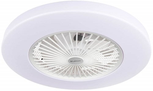 Cargue la imagen en el visor de la galería, Eurom ceiling fan lrc white | lamp en ventilator in 1 | ø 58 cm | 385281 385281