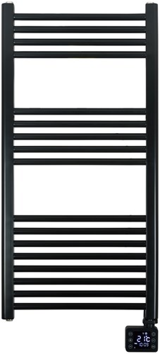 ギャラリービューアに画像をロードする, Eurom sani bathroom radiator 800 wi-fi black - 352665