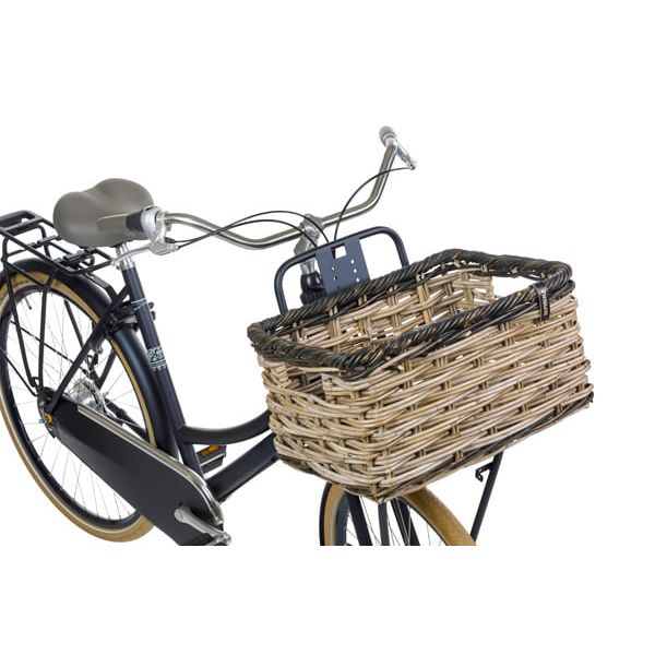Afbeelding laden in galerijviewer, Basil fietsmand dijon l 36 x 49 x 27 cm - grijs zwart