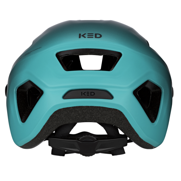 Load image into Gallery viewer, Ked fietshelm embrace jr s-m (52-58cm) - zwart groen