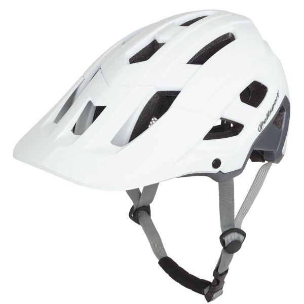 Load image into Gallery viewer, Polisport mountain pro fietshelm l 58-61cm wit grijs