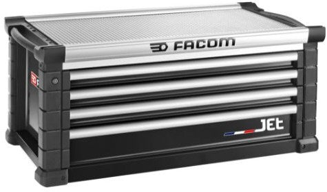Load image into Gallery viewer, Facom jet topcase 4 laden m4 zwart - jet.c4nm4a - jet.c4nm4a