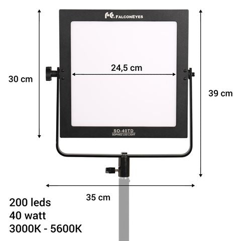 Load image into Gallery viewer, Falcon Eyes Bi-Color LED Lamp Sophiez SO-40TD op 230V