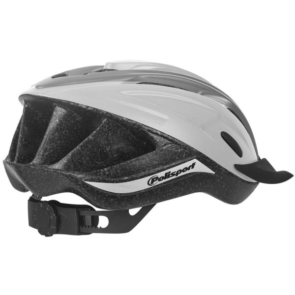 Load image into Gallery viewer, Polisport ride in fietshelm m 54-58cm wit grijs