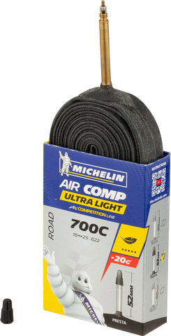 Load image into Gallery viewer, Michelin a1 aircomp ultra-light road inner tube for 28 tyres