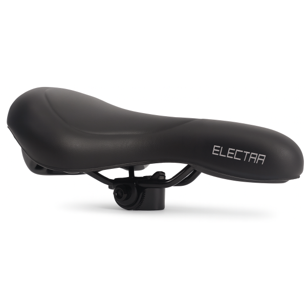 Load image into Gallery viewer, Edge fietszadel e-bike electra met handgreep en opbergruimte voor de apple air tag - zwart