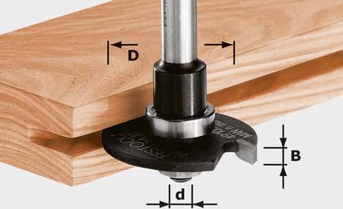 Afbeelding laden in galerijviewer, Festool accessoires schijfgroeffrees hw hw d40x4 - 491059