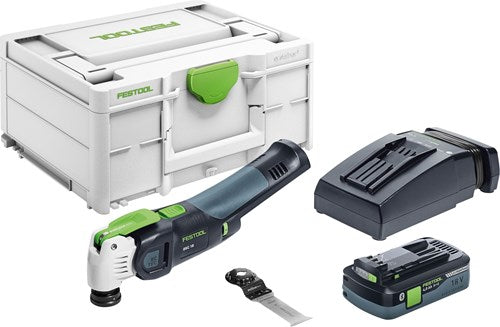 Afbeelding laden in galerijviewer, Festool osc 18 hpc 4.0 ei-plus | vecturo accu multitool 18v in systainer (1x 4.0ah accu + lader) - 576595