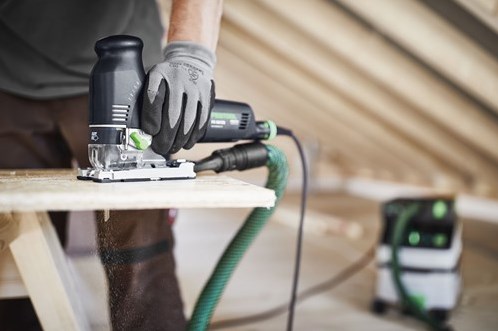 Load image into Gallery viewer, Festool ps 300 eq-plus pendeldecoupeerzaag | trion | 720w - 576041