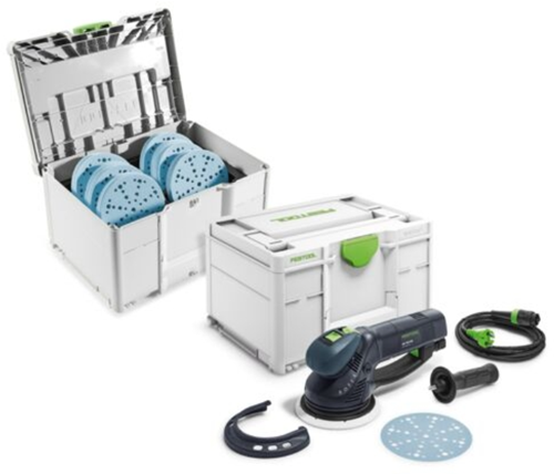 Afbeelding laden in galerijviewer, Festool ro 150 feq-sys gr rotex excenterschuurmachine + schuurpapier systainer³ | 150mm - 578257