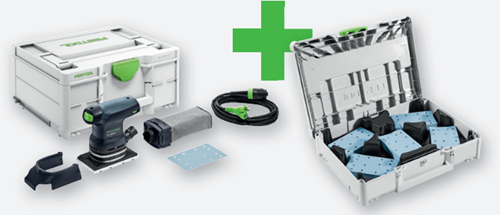 Load image into Gallery viewer, Festool rts 400 req gr sys p vlakschuurmachine | met granat schuurpapier gevulde systainer 3 - 578205