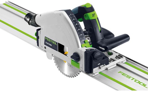 Afbeelding laden in galerijviewer, Festool ts 55 febq-plus-fs | invalcirkelzaagmachine | met geleiderail | in koffer - 577010