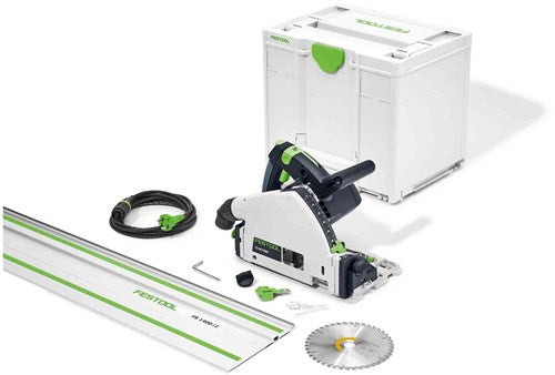 Afbeelding laden in galerijviewer, Festool ts 55 febq-plus-fs | invalcirkelzaagmachine | met geleiderail | in koffer - 577010