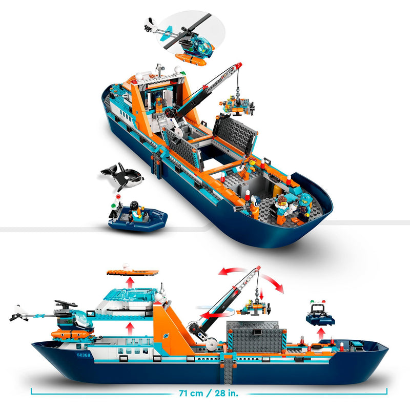 Chargez l'image dans la visionneuse de la galerie, Lego city - poolonderzoeksschip constructiespeelgoed (60368)