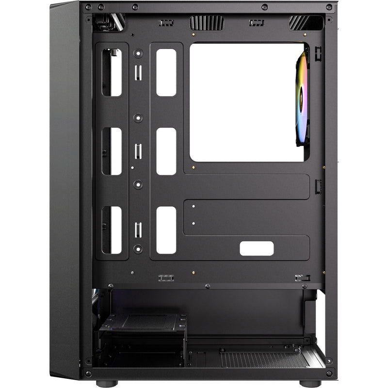 Load image into Gallery viewer, Antec ax26 rgb elite midi tower behuizing (zwart | 3x usb-a | tempered glass)