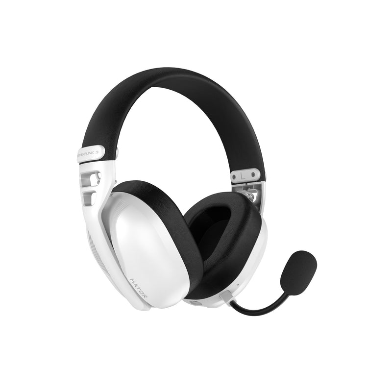 Afbeelding laden in galerijviewer, Hator hyperpunk 3 wireless over-ear gaming headset (wit, 2.4ghz bluetooth 5.4 usb-c)