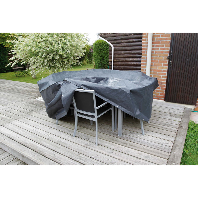 Load image into Gallery viewer, Nature tuinmeubelafdekhoes voor stoelen en tafels afdekking (grijs, 6030602)