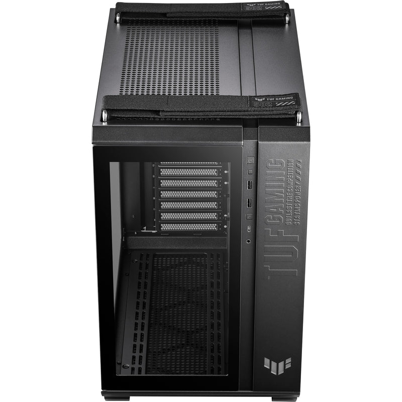 Load image into Gallery viewer, Asus tuf gaming gt502 plus midi tower behuizing (zwart | 2x usb-a | 1x usb-c | tempered glass)