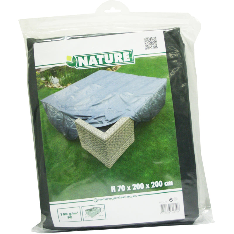 Load image into Gallery viewer, Nature tuinmeubelafdekhoes voor loungeset afdekking (grijs, 6031610)