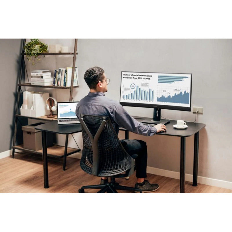 Chargez l'image dans la visionneuse de la galerie, Viewsonic va3820c uwqhd+ 21:9 curved monitor met usb-c hub 38 ultrawide (zwart, 2x hdmi, 1x displayport, usb-c, usb-b )