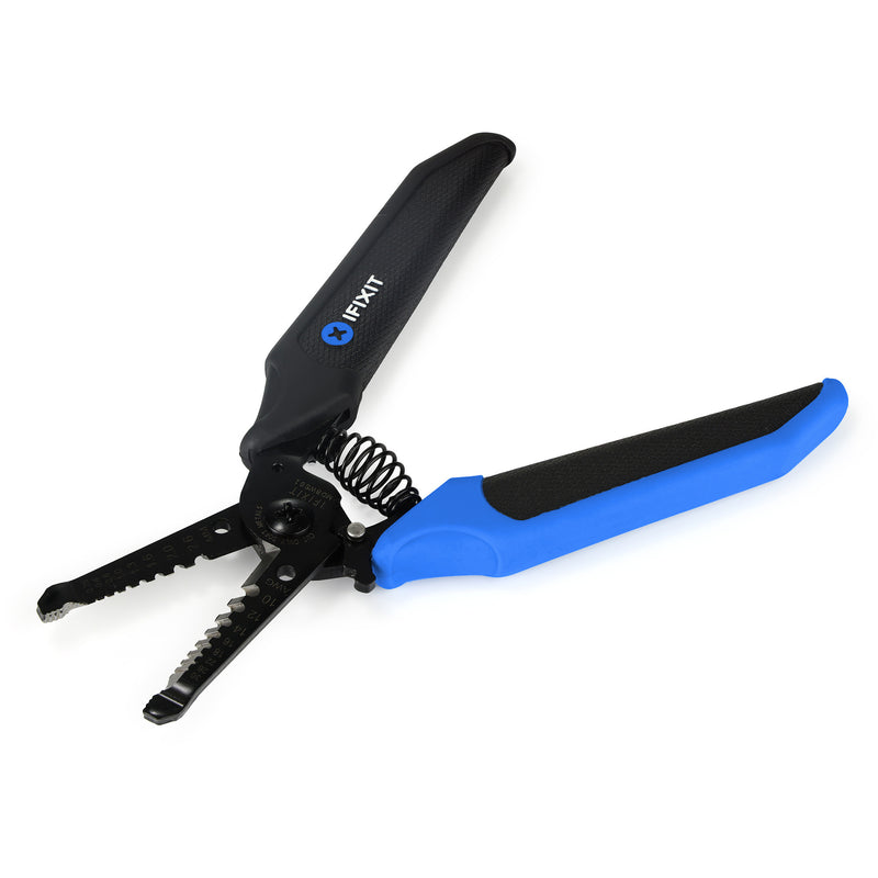 Load image into Gallery viewer, Ifixit mandible wire strippers striptang (zwart blauw)