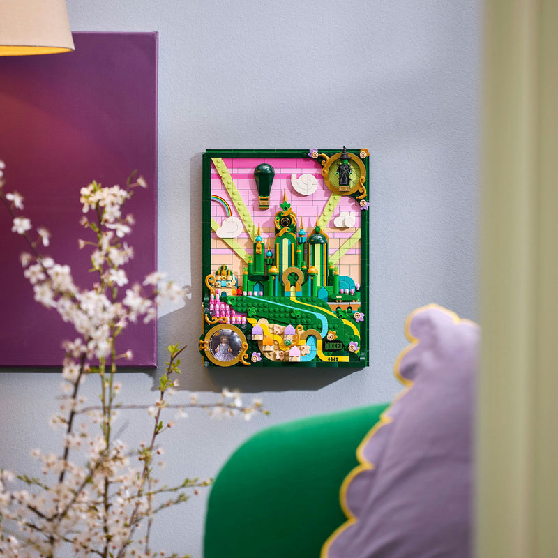 Load image into Gallery viewer, Lego wicked - emerald city muurkunst constructiespeelgoed (75685)