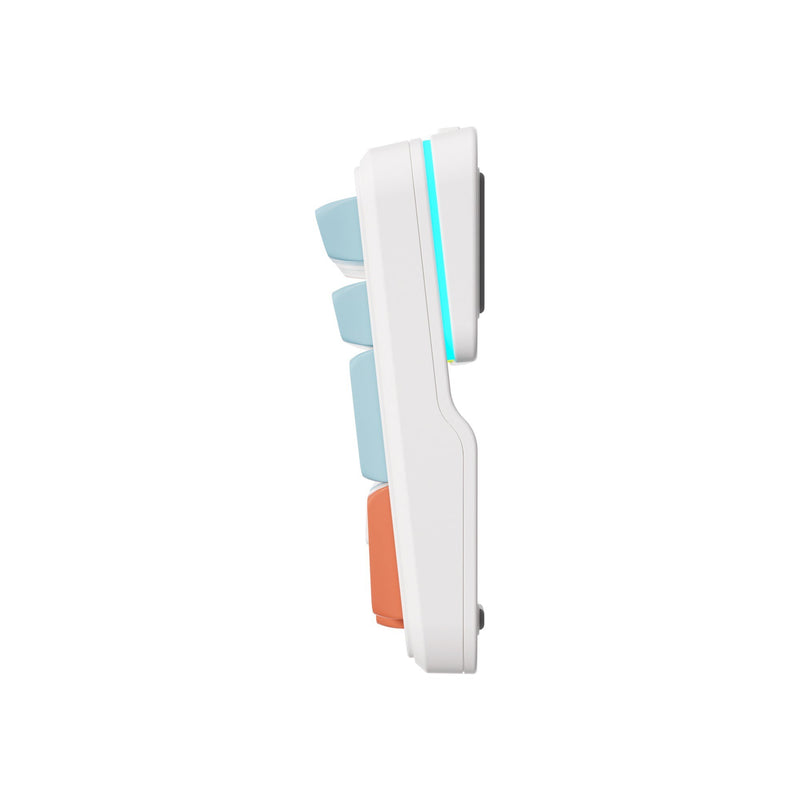 Chargez l'image dans la visionneuse de la galerie, Mchose k99 horizon orange hyacinth wireless gasket mount mechanical rgb toetsenbord (wit, us lay-out (qwerty), ktt hyacinth, rgb, hot swap, double-shot pbt, draadloos | bluetooth | usb-c)