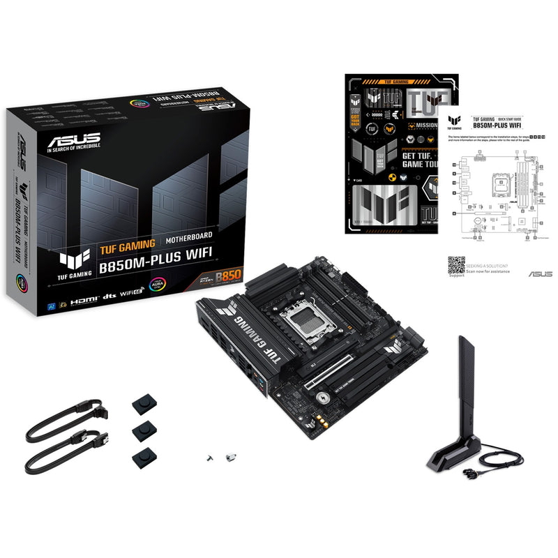 Load image into Gallery viewer, Asus tuf gaming b850m-plus wifi socket am5 moederbord (2.5gb-lan, wi-fi 6e, bt, sound, µatx)