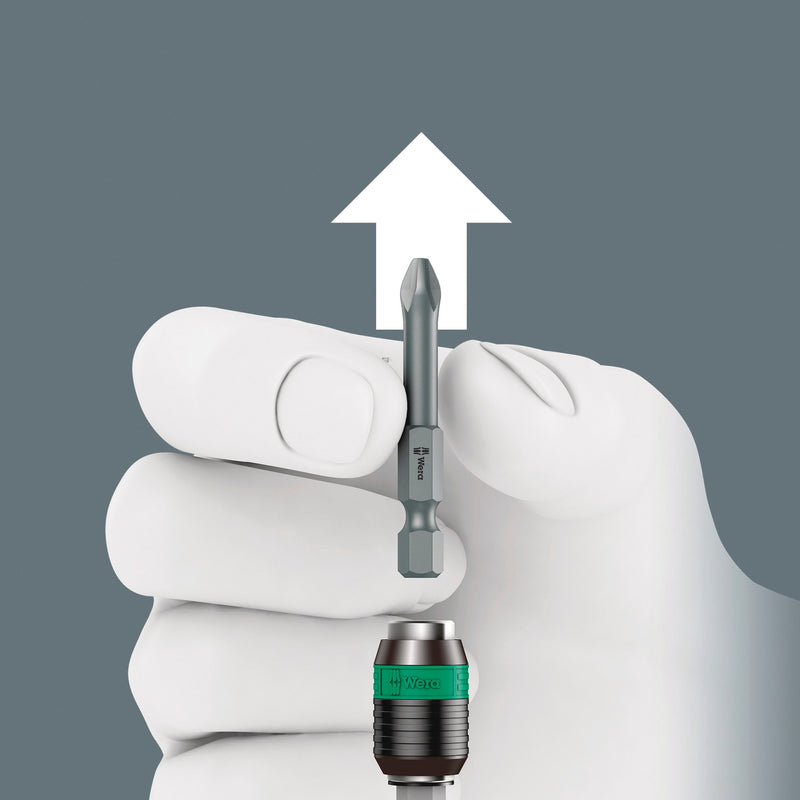 Load image into Gallery viewer, Wera kraftform kompakt 838 ra-r m imperial set 1 bitset (zwart groen, 15‑delig)